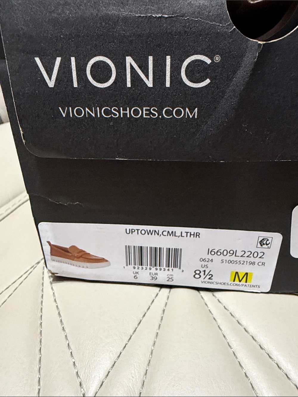 Vionic Uptown Loafer in Tan with White Sole - Picture 2 of 15